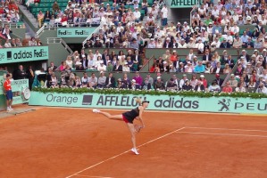Thrilling tennis action at Roland Garros 2015